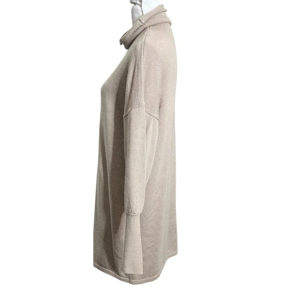Lovers + Friends Noah‎ Mini Dress Women's XL Taupe Sweater Knit Casual Fall